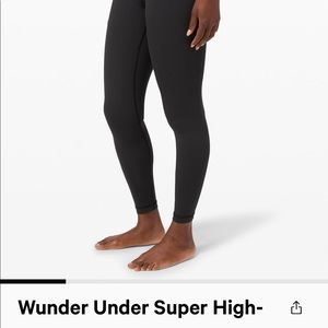 Lululemon Wunder Under High Rise